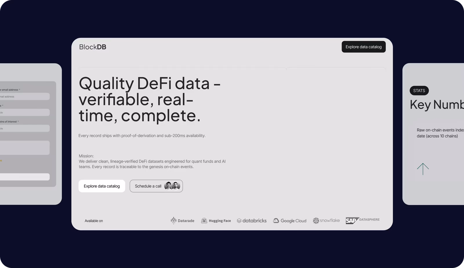 BlockDB wireframing