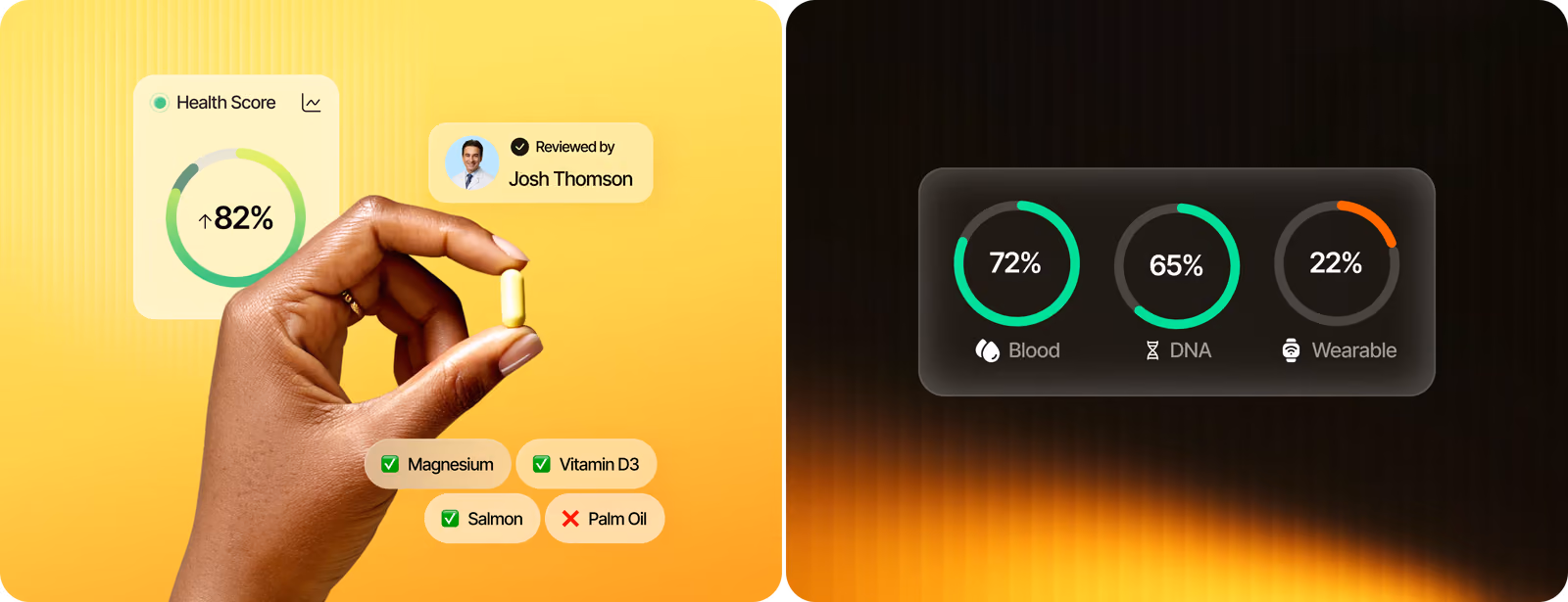 Piko Health landing page layouts